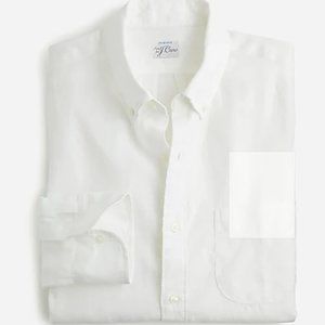 J. Crew Slim Untucked Baird McNutt Irish linen shirt